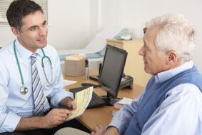 cita con el médico para la osteocondrosis cervical