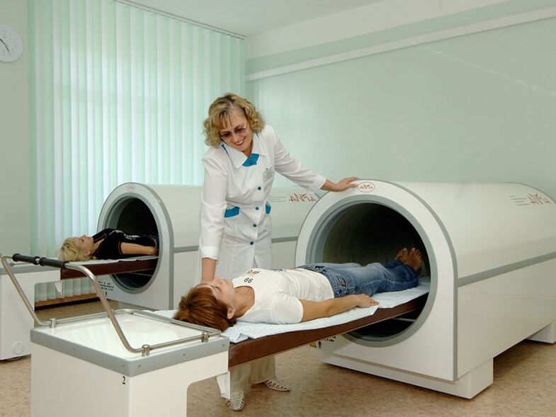 Para diagnosticar la osteocondrosis, se realiza una resonancia magnética